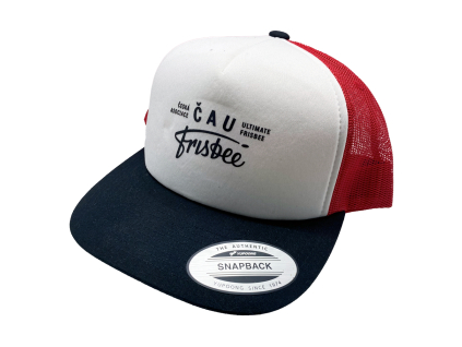 CAUF Foam Trucker black white red