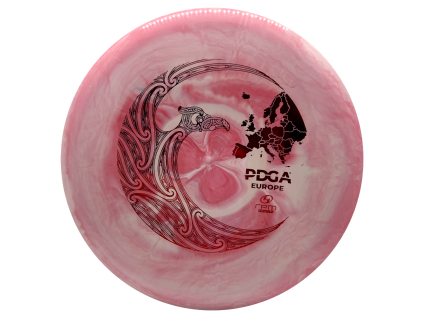 PDGAE RPM Piwakawaka swirly redpink